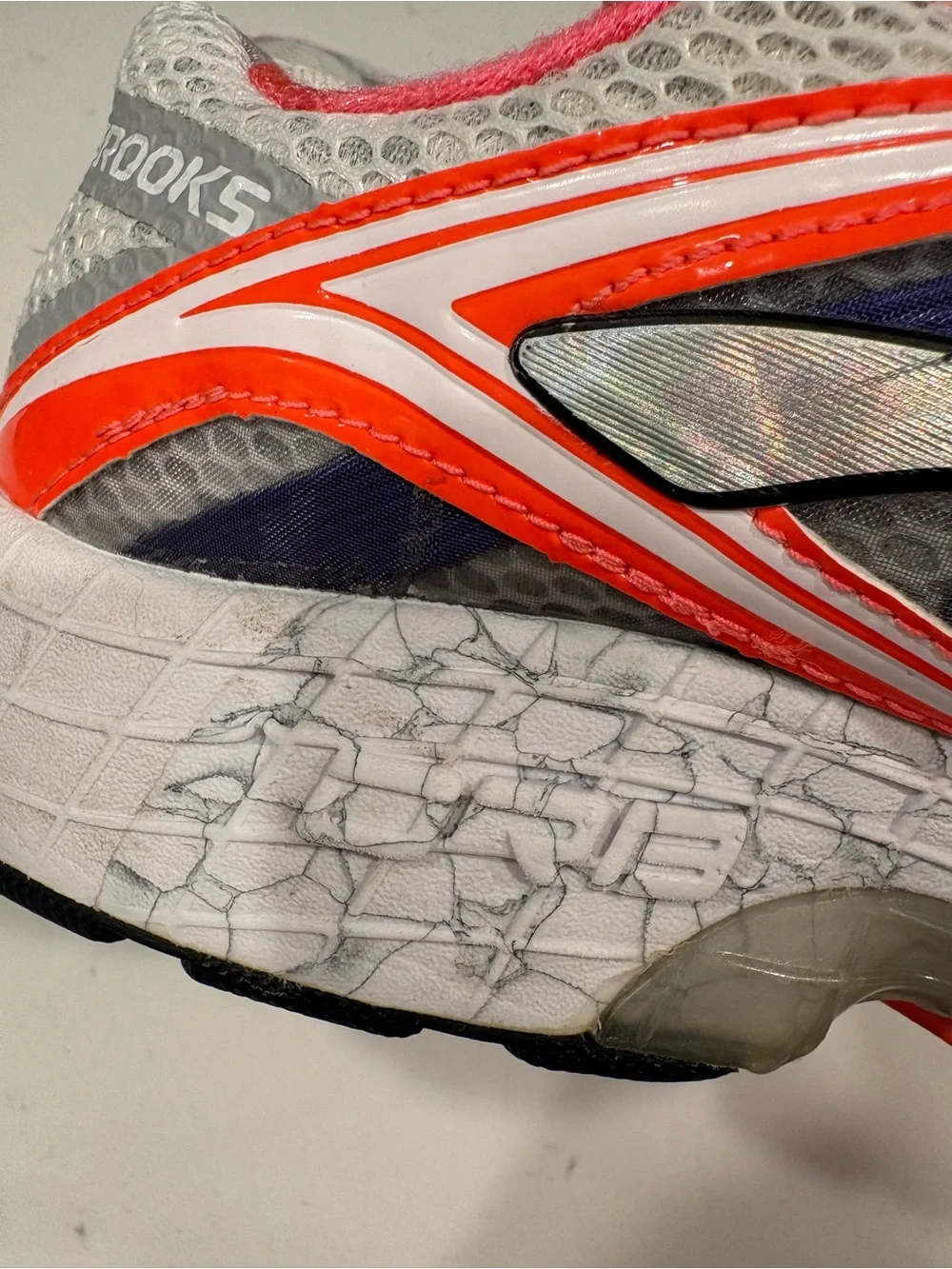 Brooks Women’s Ravenna 5 Running Shoes - Gray, Orange, Pink, Blue